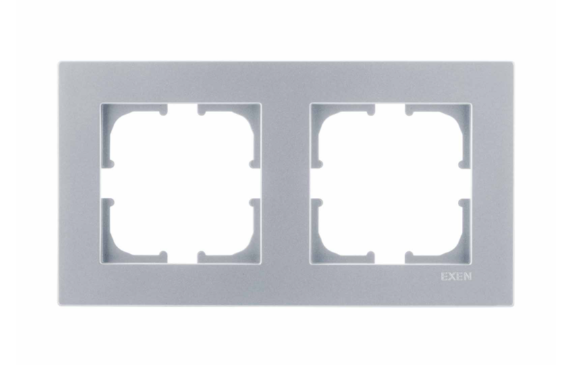 Exen Karell Gümüş İkili Çerçeve