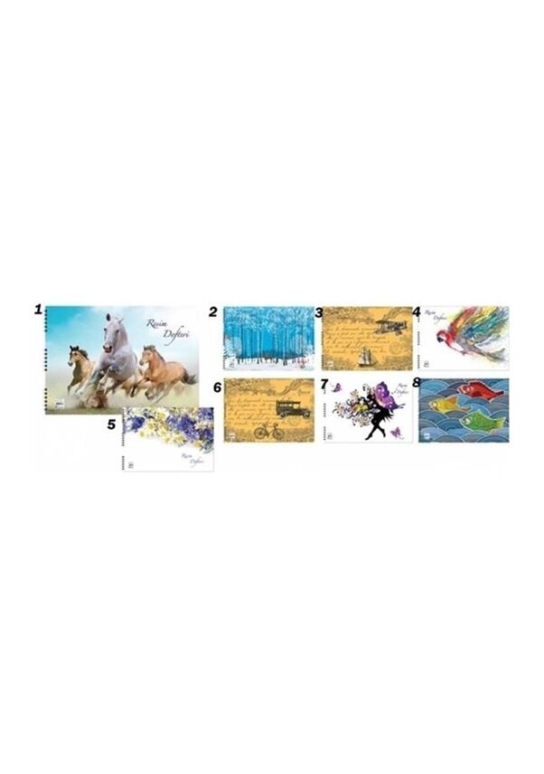Keskin 25*35 Spirelli Basic Resim Defteri 15 Yp.